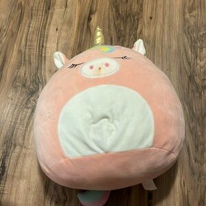 Squishmallow! Pink yellow and blue